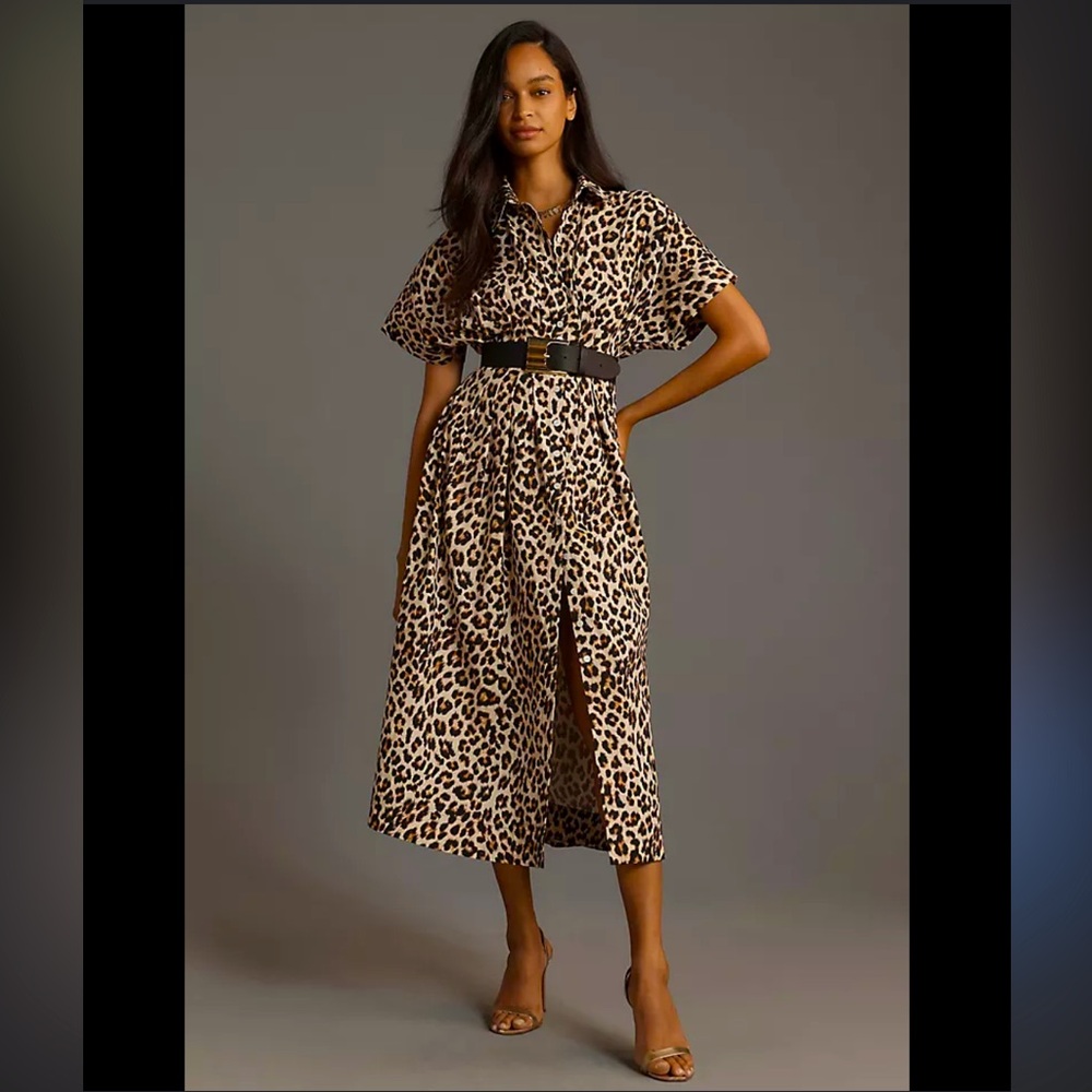 EXQUISE TOBIE LEOPARD DRESS